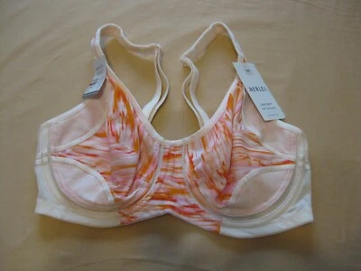 $49.95 • Buy BERLEI - ELECTRIFY PRINT UNDERWIRE SPORTS BRA Tropical  Sz 12-20 NEW