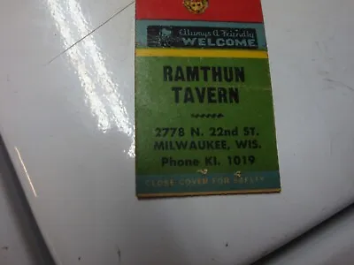 Ramthun Tavern. Milwaukee WI 20s-40s • $19.99