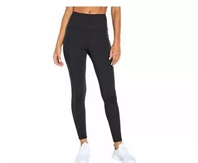Marika Sport Women's High Waist Active Tight Pants Black Size Medium • $21.94