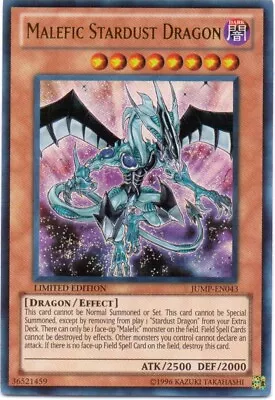 Yu-Gi-Oh! Malefic Stardust Dragon JUMP-EN043 Limited Edition Ultra Rare  • $16.41