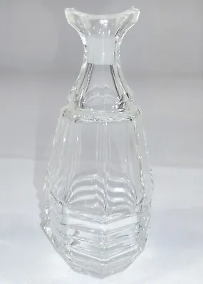 Tchecoslovaquie Decanter Bottle Jar Cruet Oil Vinegar No Stopper Glass Geometric • $15