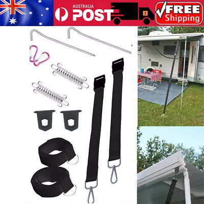 New Awning Tie Down Kit Type S Black For Fiamma F35 F45 F65 Caravan Motorhome • $29.85