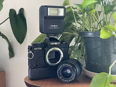 Minolta X-7A 35mm Film Camera With Extras • $75