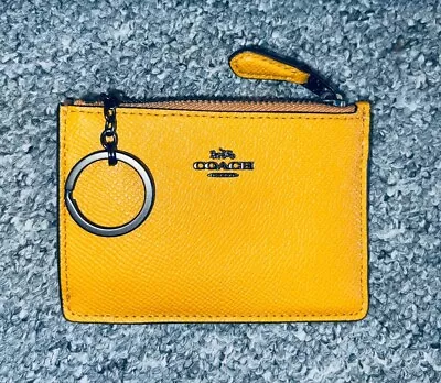 COACH -  Coin Card Wallet - YELLOW • £19.59