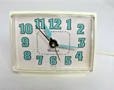 Westclock Vintage Alarm Clock Light Up Face Works Perfectly Camper Rv Retro • $22.99