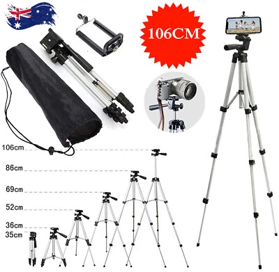 $13.99 • Buy Professional Camera Tripod Stand Mount Remote+Phone Holder For Samsung