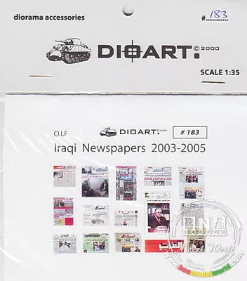 DioArt 1/35 Modern O.I.F - Iraqi Newspapers (Full Colour) • $4.86