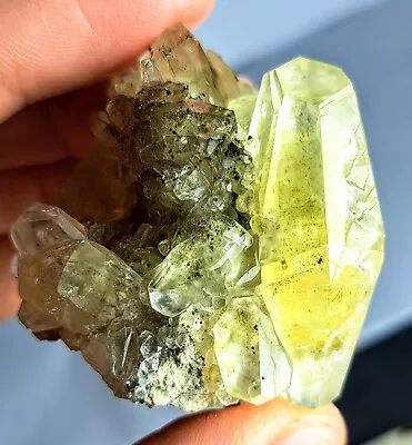 Lustrous Calcite Crystals Cluster - Meshberger Stone Quarry Columbus Indiana • $35