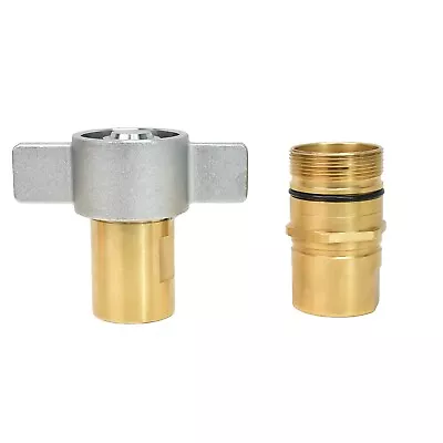 1-1/4  NPT  Wet-Line Wing Nut Hydraulic Quick Disconnect Coupler Set  (M&F) • $84.50