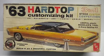 Vintage AMT '63 Corvette Sting Ray Fastback Customizing Kit EMPTY BOX ONLY 60s • $19.99