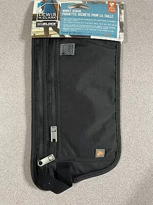 Lewis N Clark RFID Protection Systems Waist Stash Money Belt Holder- New • $5.99