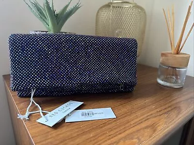 Purple Bling Clutch Shoulder Bag By Red Cuckoo Of London RRP £49.99 • £9.99