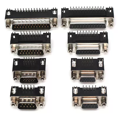 D-Sub Socket PCB Board Mount Solder Pin Connector RS232 Serial 9 15 25 Pin VGA • £2.15