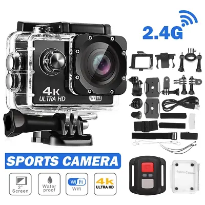 4K Action Camera Sport Video Underwater Waterproof Camera Wifi Remote For Go Pro • $25