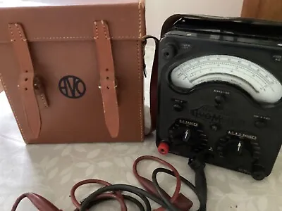 Vintage Universal Model 8 AvoMeter In Original Leather Case Read Description • £60