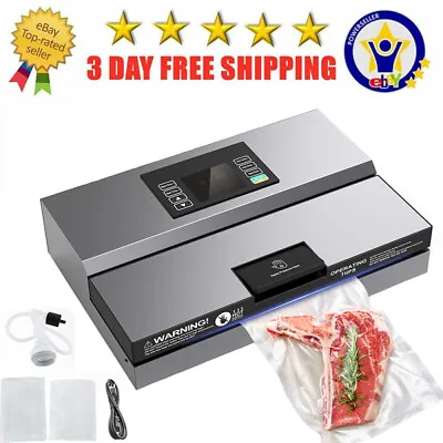 $149.99 • Buy Commercial Vacuum Sealer Machine 5 Modes Seal A Meal Food Saver System