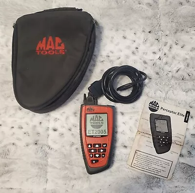 MAC Tools Professional Perceptor Elite Scan Tool  MODEL: ET2005 • $200