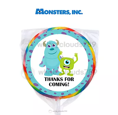 24 Monsters Inc Sticker Labels 1.67  Bag Party Favor Birthday  • $3.75