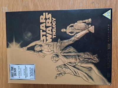 £3.99 • Buy Star Wars Trilogy First Print Gold Edition DVD Boxset Eps 4/5/6 - A+ Condition