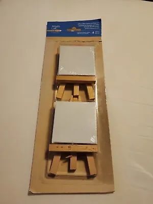 Artist's Loft 4 Piece Mini Canvas And Easel Set [New In Package] #56 • $11.96