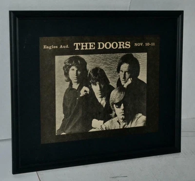 $125 • Buy The Doors 1967 Eagles Auditorium Seattle Rare Promo Concert Poster / Ad