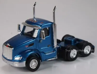 $13.95 • Buy HO 1:87 TSH # 532 Peterbilt 579 Day Cab Tandem Axle Tractor - Metallic Blue