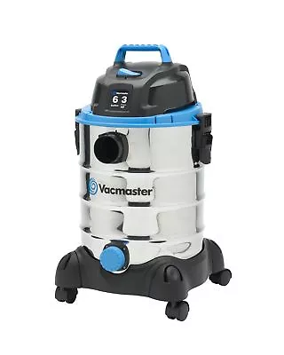 $89.33 • Buy Vacmaster 6 Gallon 3 Peak HP Stainless Steel Wet/Dry Vacuum VQ607SFD