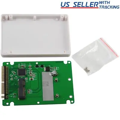 MSATA To 2.5  PATA / IDE SSD Enclosure Adapter Case 9.5mm Solid State Drive • $11.99
