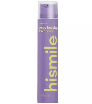 HiSmile Toothpaste Grape Bubblegum 60g • $14.99