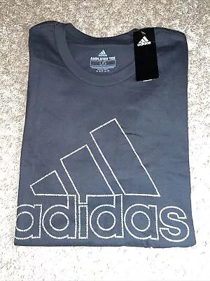 NWT Men's Adidas Black White Amplifier Tee Shirt Size Large • $10.99