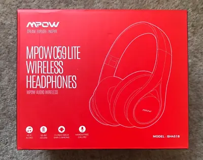 Mpow 059 Lite Wireless Headphones - Brand New • £14.95