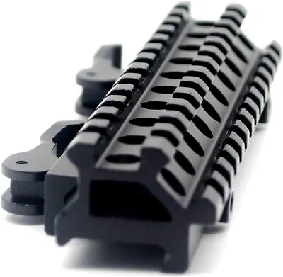 13 Slot Offset Angle Dual Side Rails Scope Mount Base QD For 20mm Picatinny Rail • $15.95