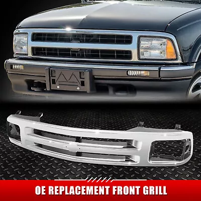 For 94-97 Ford S10 Pickup Blazer OE Style Front Bumper Grille W/Emblem Provision • $83.85