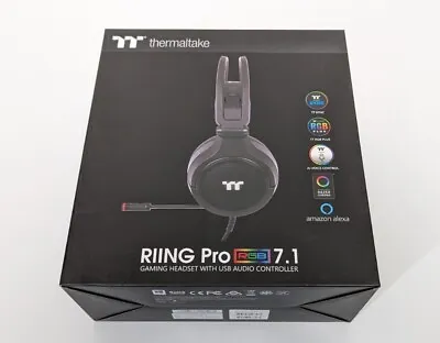 $65 • Buy RGB 7.1 Gaming Headset BRAND NEW IN BOX Thermaltake Riing Pro W/ USB Controller