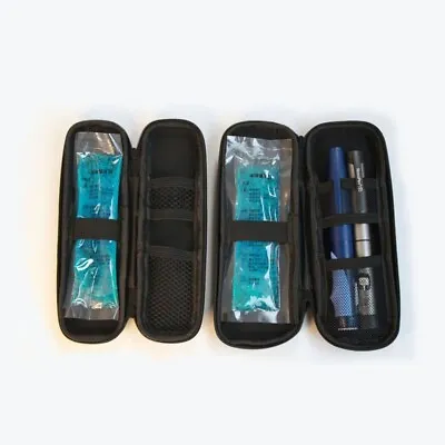 Insulin Pen Case Pouch Cooler Travel Diabetic Pocket Cooling Protector Black Bag • £5.19