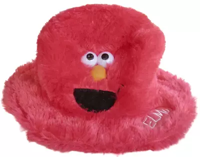 Elmo Red Plush Bucket Hat W Googly Eyes Cosplay Costume Halloween Teen Adult • $29.99