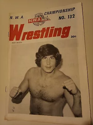 Mint New NWA CHAMP Brisco Mcguirk Watts Wrestling Program 1974 WWWF Iron Sheik • $13.79