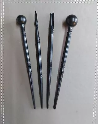£3.90 • Buy 4 Pc Clay Sculpting Tools Dotters Wax Carving Pottery Shapers Polymer Modeling 
