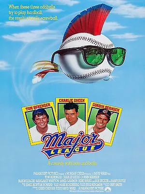 Major League Movie Poster High Quality Metal Fridge Magnet 3x4 9840 • $5.95