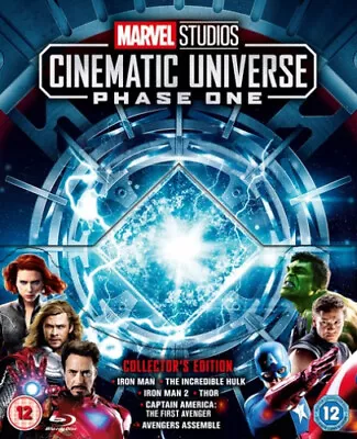 Marvel Studios Cinematic Collection Phase 1 [Blu-ray] [Region Free] - DVD - New • £63.95