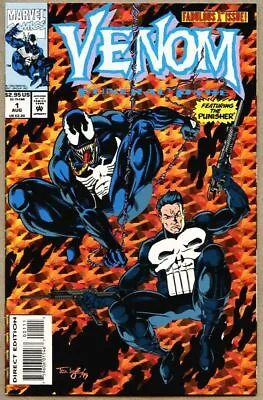 Venom Funeral Pyre #1-1993 Vf/nm 9.0 Marvel Foil Cover Punisher • $20.99