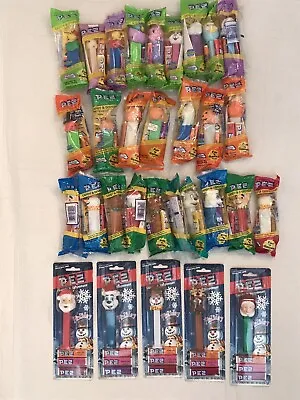 LOT OF 31 VTG PEZ Holiday Dispensers. Christmas Easter Halloween. New Unopened • $25