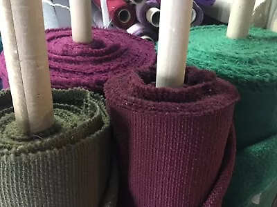 £13.95 • Buy Wool/mohair Textured Boucle Weave Upholstery Fabric -ideal Mid Century Projects 