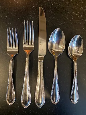 $150 • Buy Waterford POWERSCOURT 5 Pc Place Setting Stainless Flatware