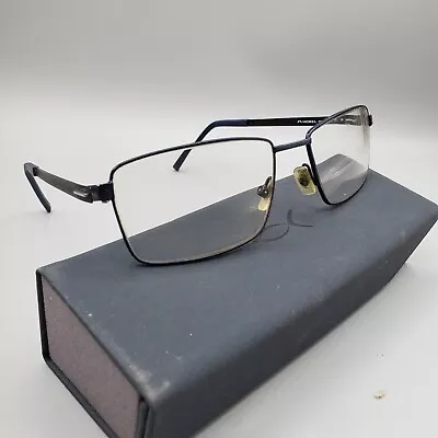 Morel Lightec 30039L GG12 Eyeglasses Men's Dark Grey Full Rim Optical Frame 58mm • $39.99