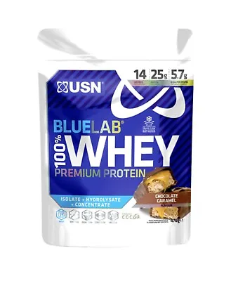 £20 • Buy Usn Blue Lab 100% Whey Protein Chocolate Caramel 476G