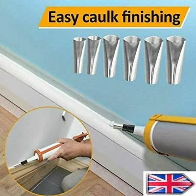 £4.89 • Buy 14x Nozzle Applicator Caulking Finisher Silicone Sealant Glue Filler Tool Set UK