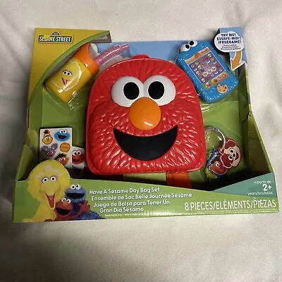 Sesame Street Have A Sesame Day Bag Set Elmo Backpack Set • $19