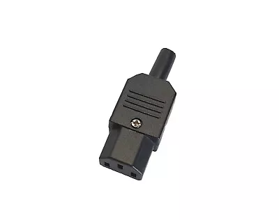 IEC Kettle Cable Connector C13 Rewireable Screw Type Mains Power • £3.30