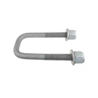 1/2  BSW X 50mm Inside (W) X 75mm Length (L) Galvanised Square U Bolt & Nuts • $10